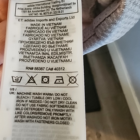 Adidas Light Gray Men's Hoodie Size Xl - Picture 10 of 12